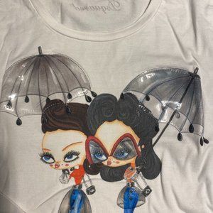 Dsquared2 white shirt-girls size 8